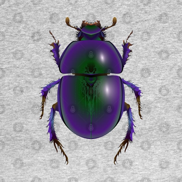 Egyptian Scarab Beetle by Ricogfx